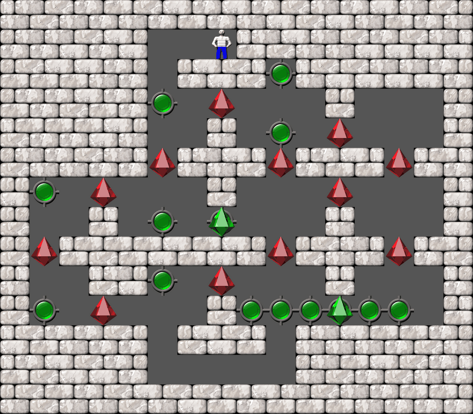 Sokoban Bugs550 collection level 21